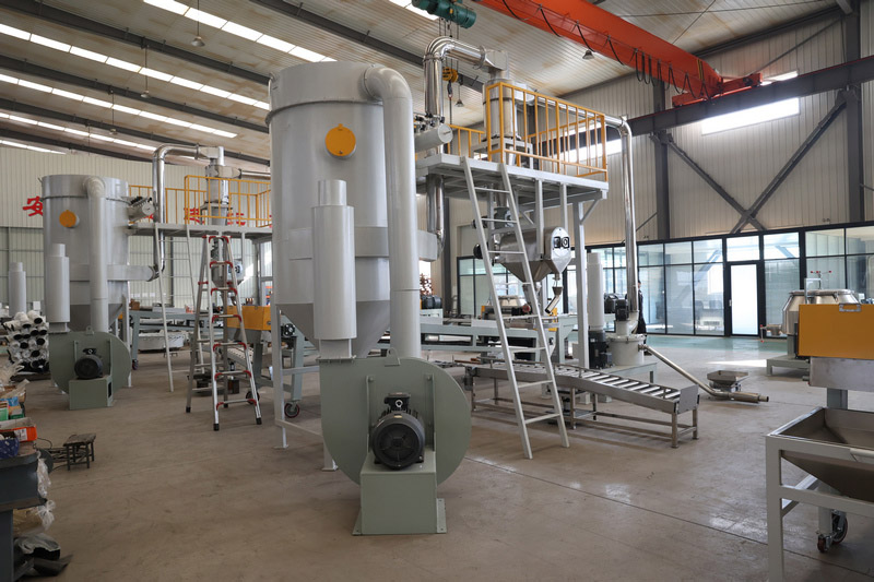 Equipamento de mistura de pó