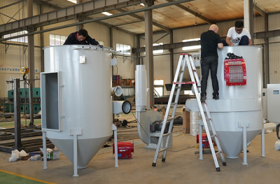 Equipamento de produção em pó